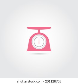 Weighing scales icon - Vector