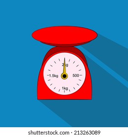 Weighing scales icon - Vector