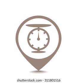 Weighing scales icon - Vector