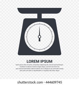 Weighing scales icon - Vector