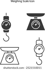 weighing scales icon, Weight scale icon. Law scale icon. hanging scale weigh scale icon on white background.