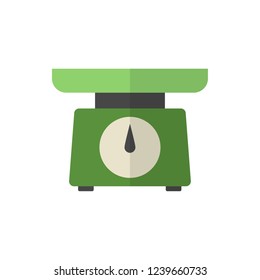 weighing-machine flat vector icon