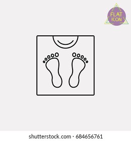 weighing-machine line icon