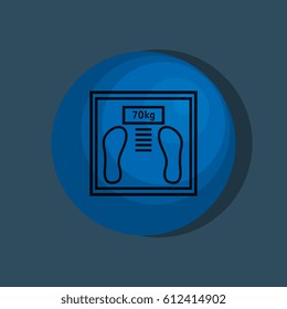 weight balance isolated icon