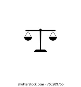Weight balance vector icon