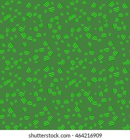 Weight barbell seamless pattern in green color