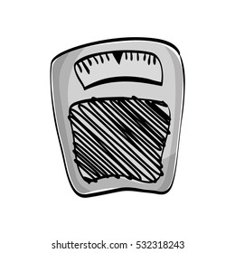 Weight body balance icon vector illustration graphic design