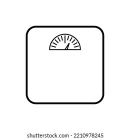 Weight Body Scale Icon Vector