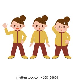 Weight change of female