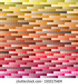 The weight of the color from light to dark