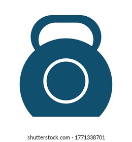 weight flat style icon design, Gym sport bodybuilding healthy lifestyle activity cardio leisure and exercise theme Vector illustration