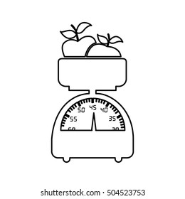 weight with fruit icon image 