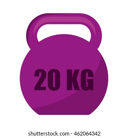 weight gym equipment icon vector illustration design