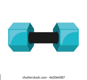 weight gym equipment icon vector illustration design