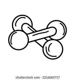 Peso en el estilo de doodle dibujado a mano. Ilustración vectorial aislada en blanco.