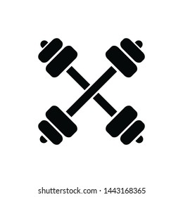 Weight icon  ,barbell icon vector