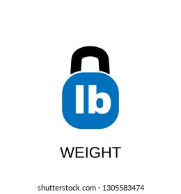 Weight icon. Weight concept symbol design. Stock - Vector illustration can be used for web