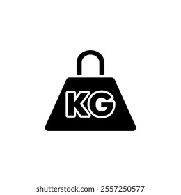 Weight icon. Delivery service icon vector