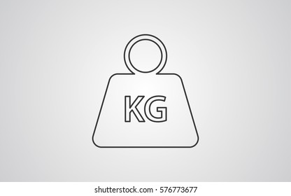 Weight icon design