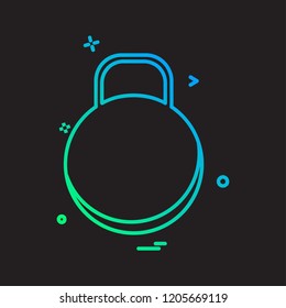 Weight icon design vector