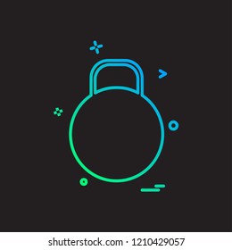 Weight icon design vector