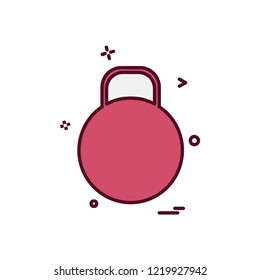 Weight icon design vector
