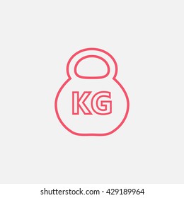 weight icon eps10 vector eps jpg picture flat app web art