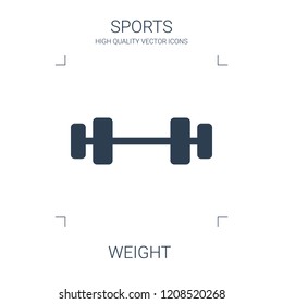weight icon. high quality filled weight icon on white background. from sports collection flat trendy vector weight symbol. use for web and mobile