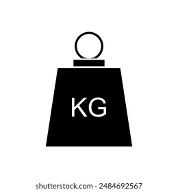 Icono de peso ilustrado en Vector