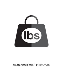 weight icon, illustration design template