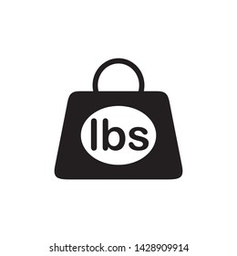 weight icon, illustration design template