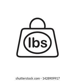weight icon, illustration design template