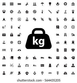 weight icon illustration isolated vector sign symbol