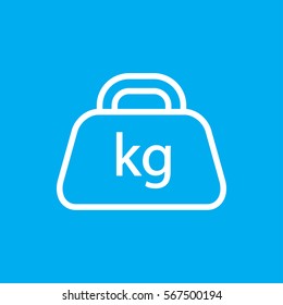 weight icon illustration isolated vector sign symbol