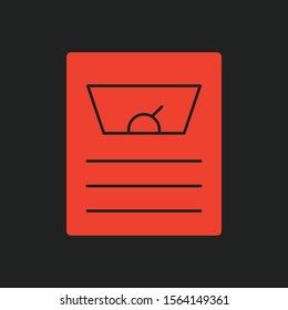 weight icon isolated on abstract background
