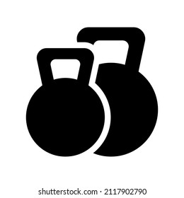 Weight icon isolated on white background