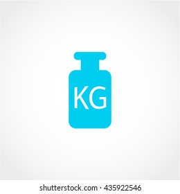 weight Icon Isolated on White Background