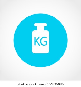 weight Icon Isolated on White Background