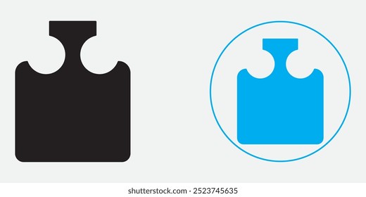 Weight Icon. weight kilogram icon on blue and black color. vector illustration.