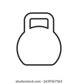 Weight, icon in line design. Weight, scale, measurement, balance, kilogram, pounds, body weight on white background vector. Weight editable stroke icon