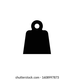 Weight icon. Mass symbol. Logo design element