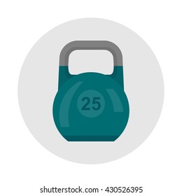 Weight icon. Objects isolated on a white background. Flat vector illustration.