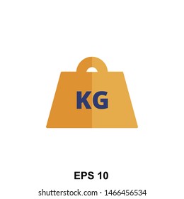 weight icon on isolated background