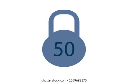 Weight icon on white background flat style vector image

