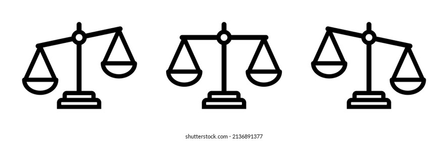 weight icon on white background