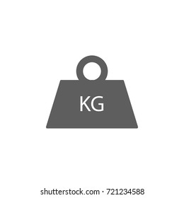 Weight icon on white background