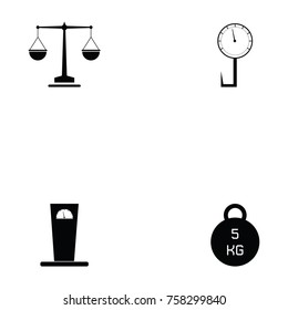 weight icon set