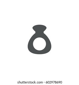 weight icon. sign design