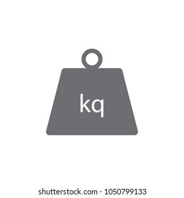 weight icon. Simple element illustration. weight symbol design template. Can be used for web and mobile on white background