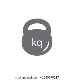 weight icon. Simple element illustration. weight symbol design template. Can be used for web and mobile on white background